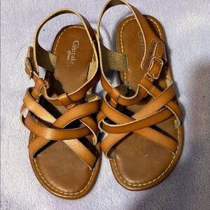 Cake Brown Kids Sandals